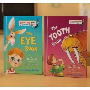 Dr Seuss Books Set Eye Book Tooth Book Vintage Beginner Books
